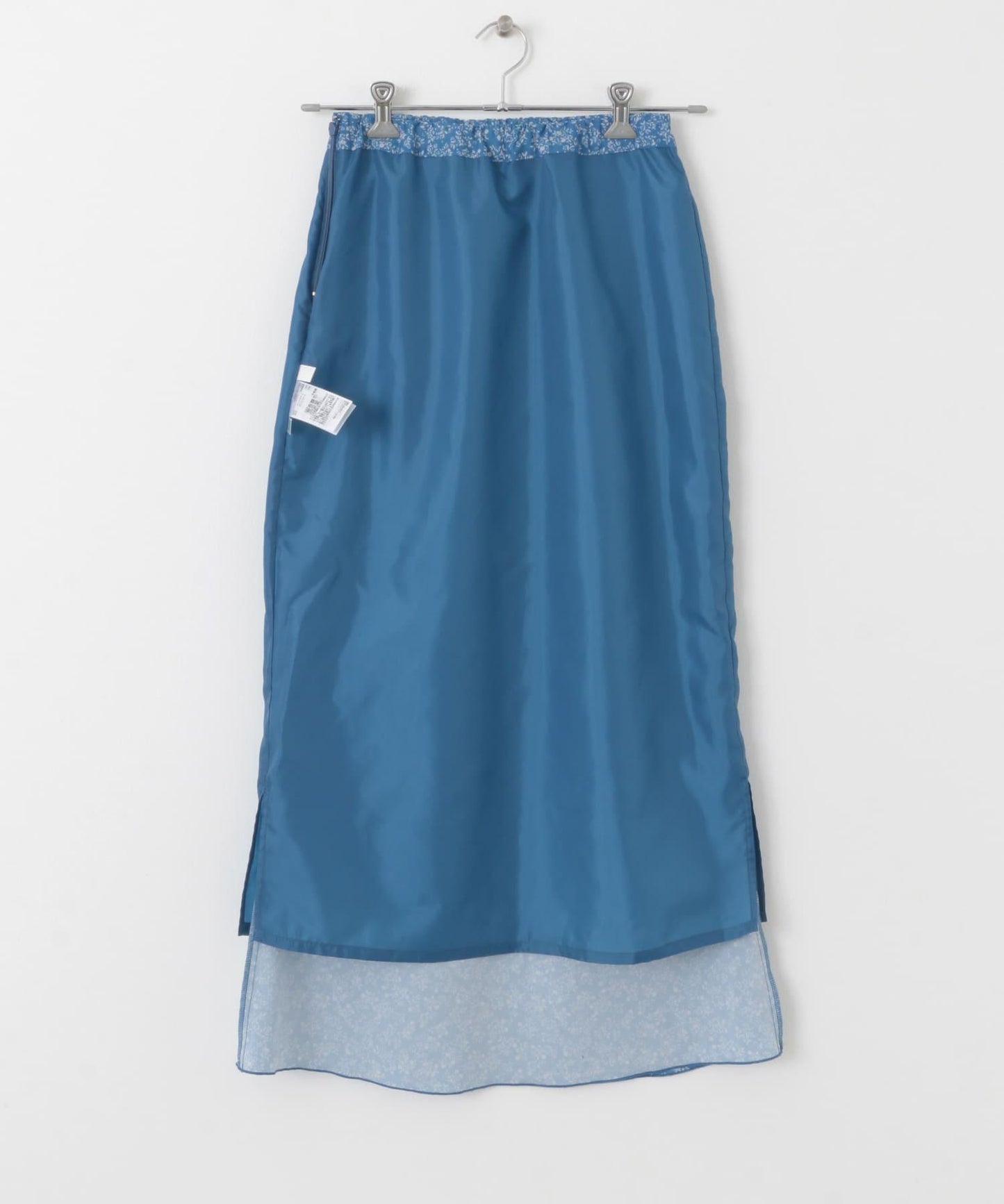 小花圖案褶皺半身裙