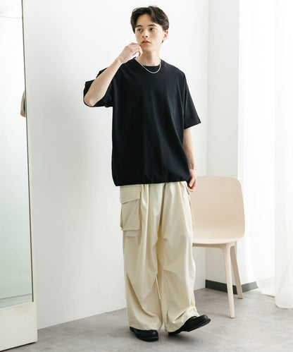 中性款抽繩短袖T恤