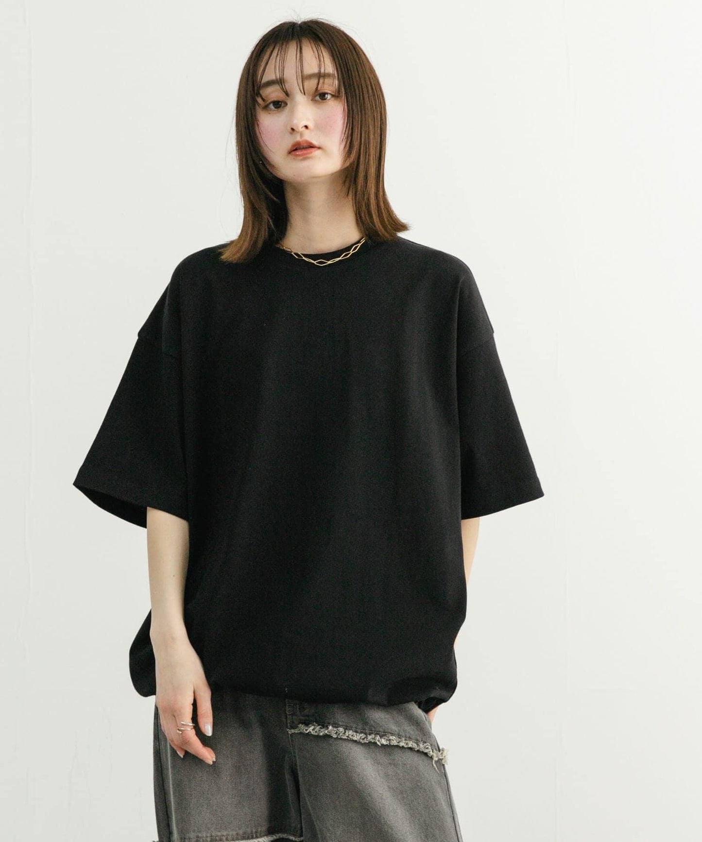 中性款抽繩短袖T恤