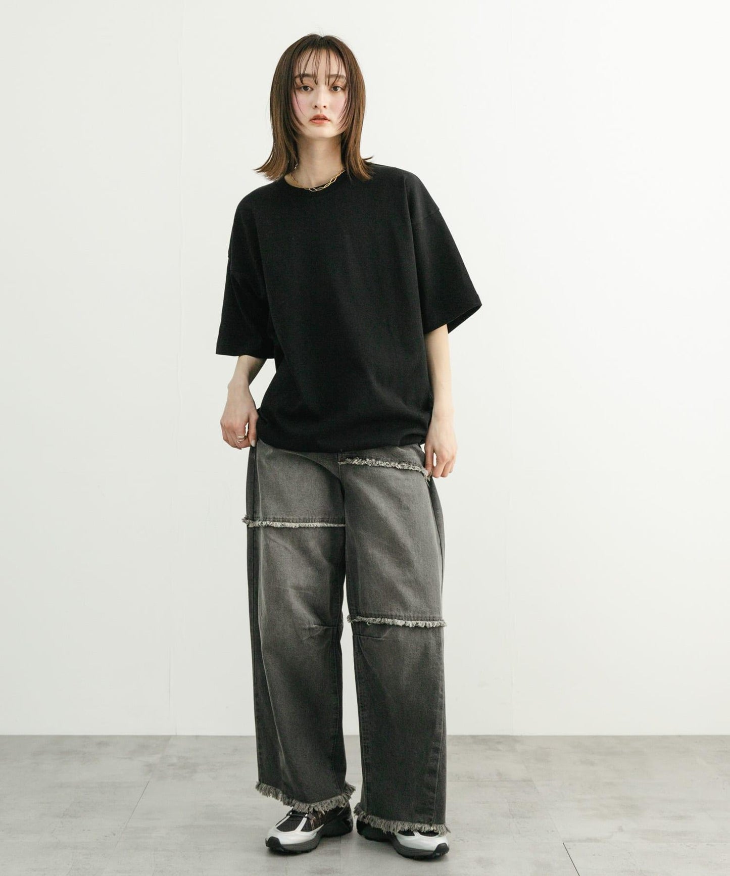 中性款抽繩短袖T恤