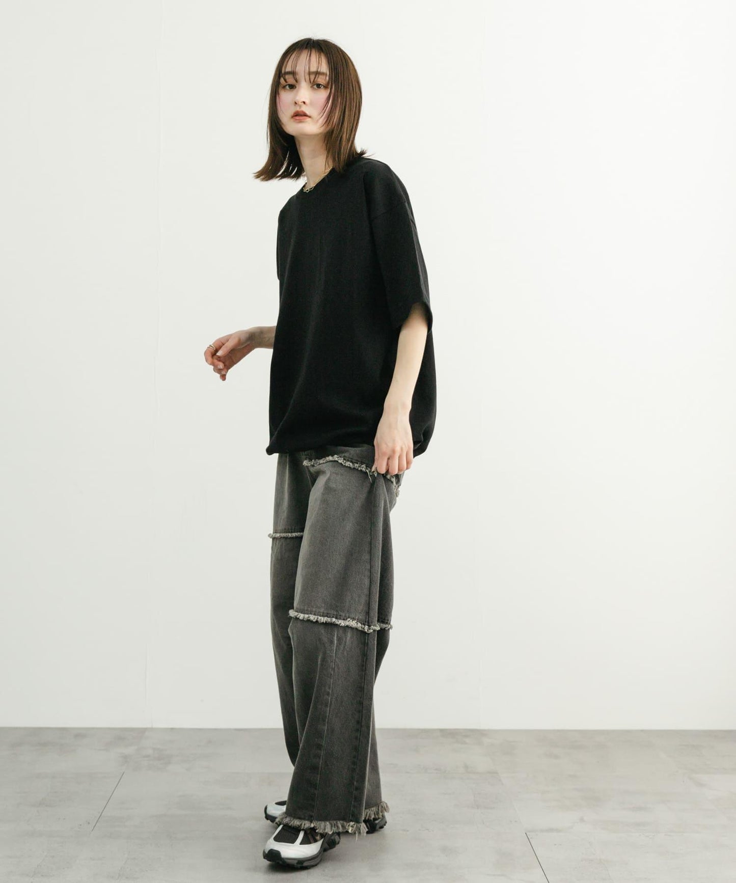 中性款抽繩短袖T恤