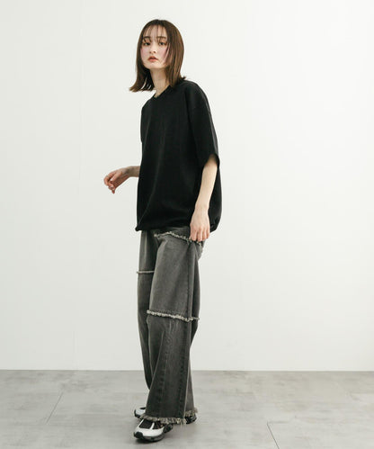 中性款抽繩短袖T恤