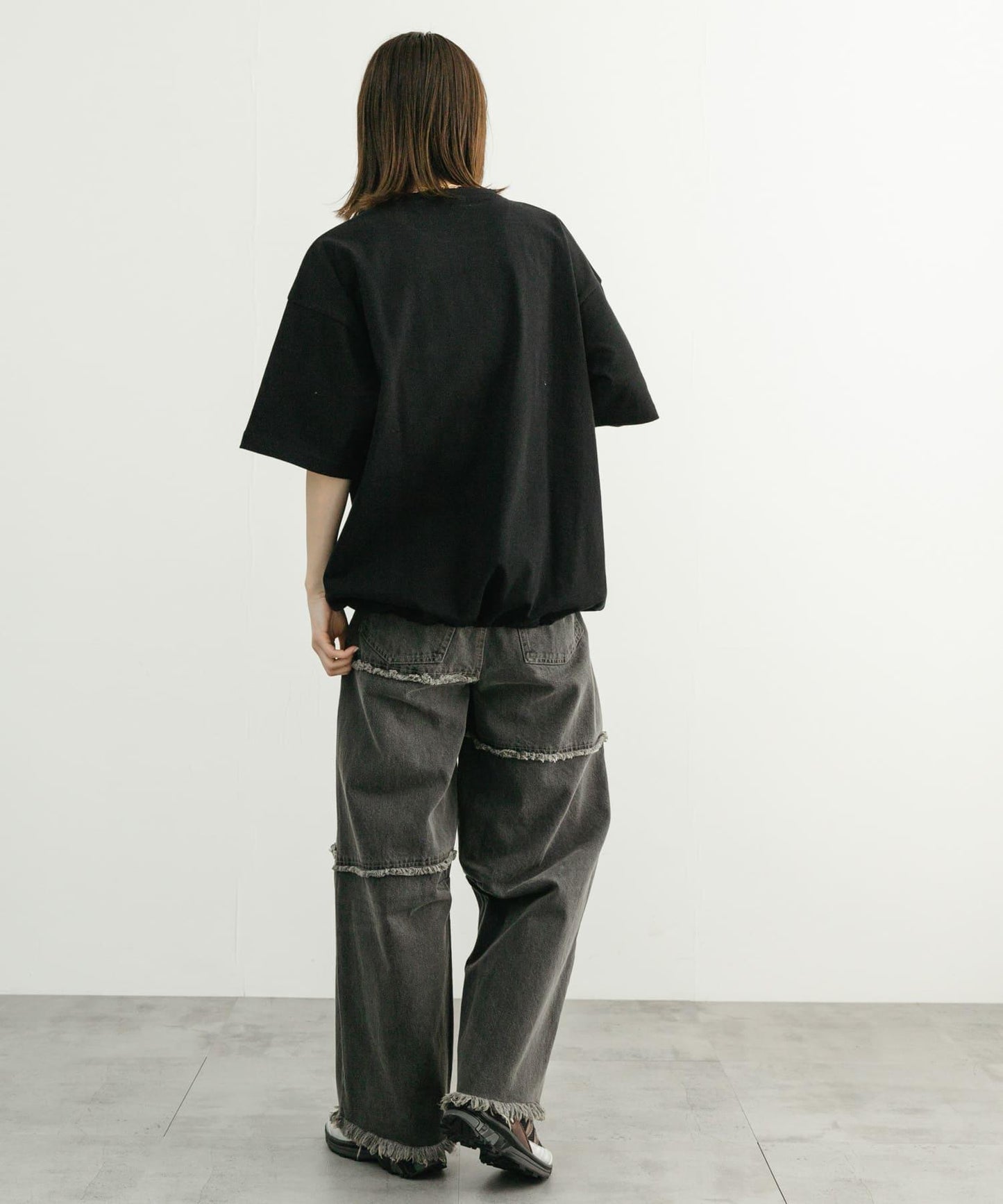 中性款抽繩短袖T恤