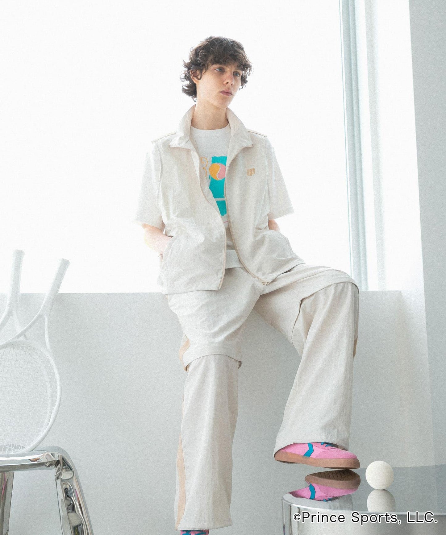 「聯名」prince 2WAY運動長褲