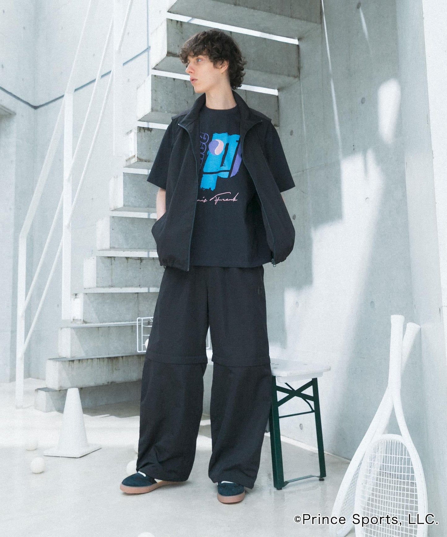 「聯名」prince 2WAY運動長褲