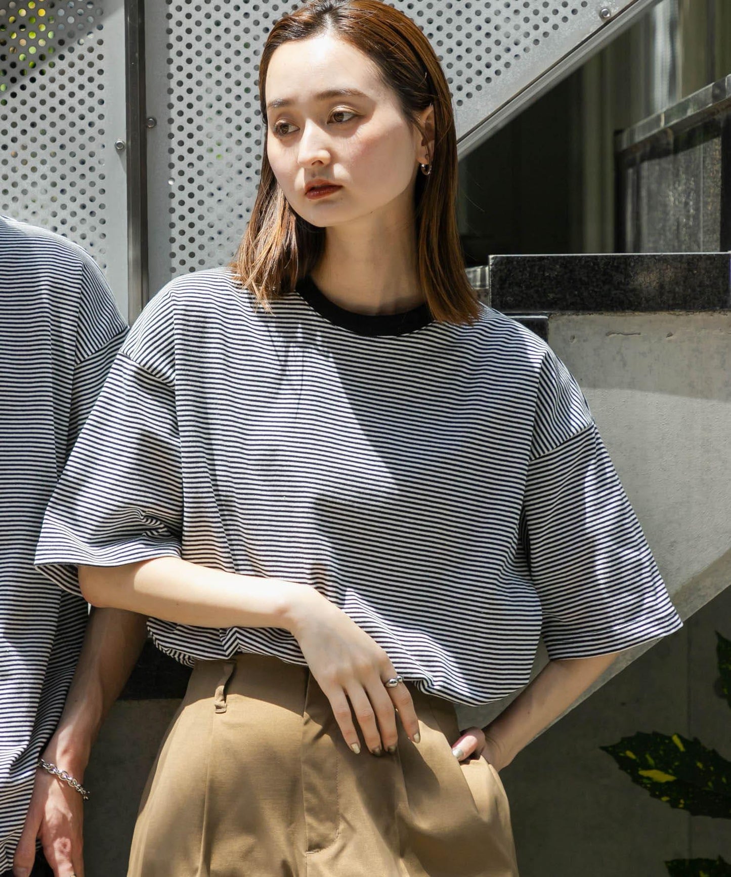 中性款抽繩短袖T恤