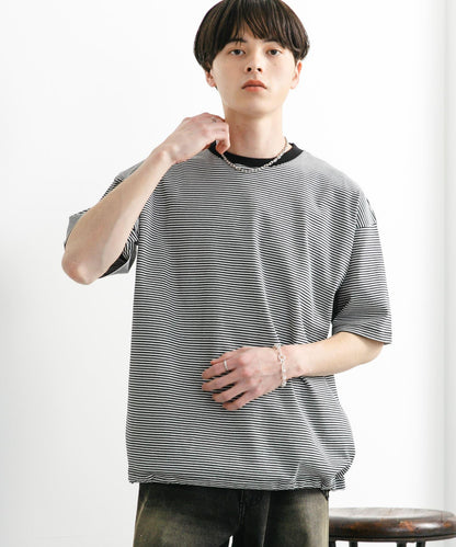 中性款抽繩短袖T恤