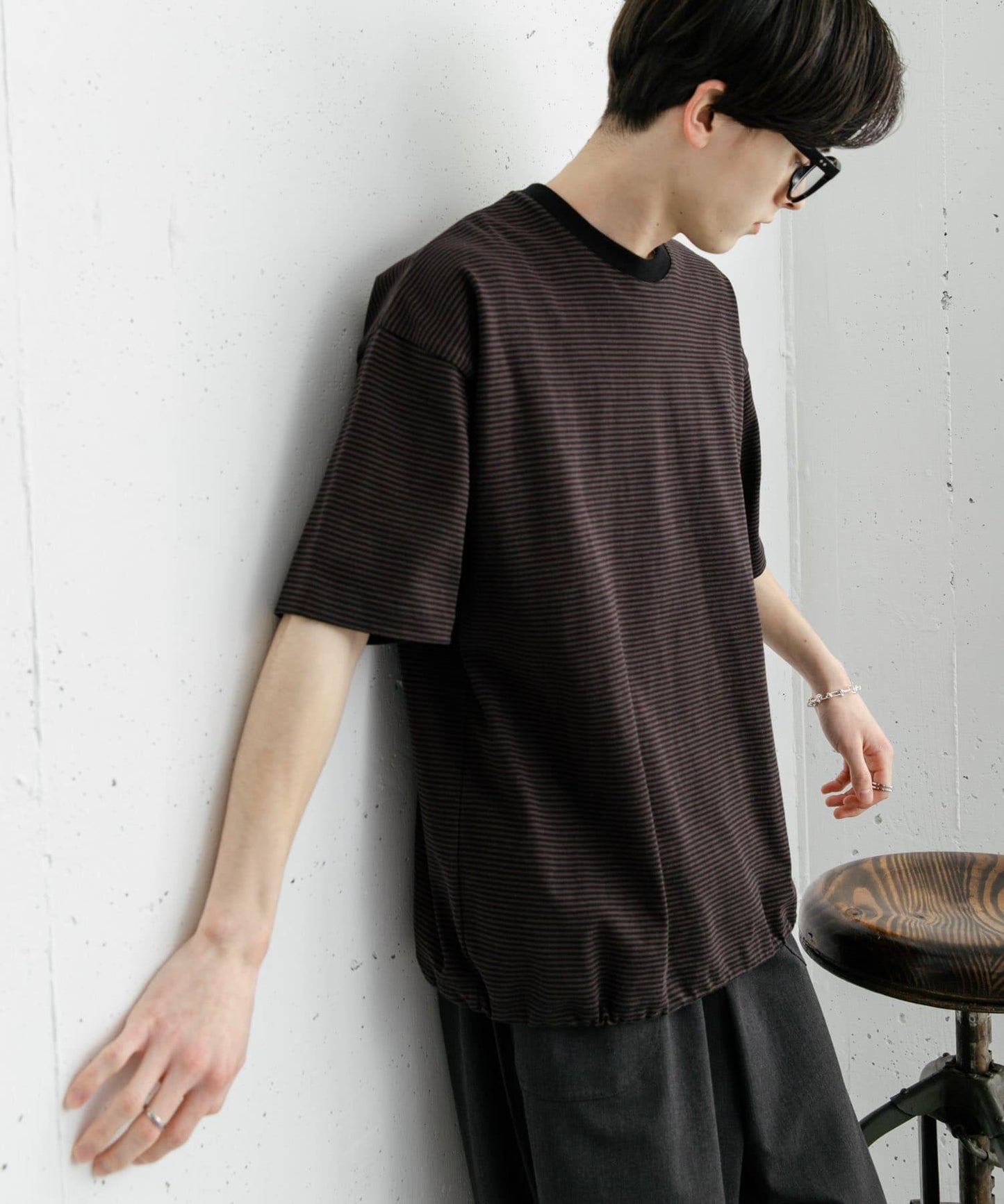 中性款抽繩短袖T恤