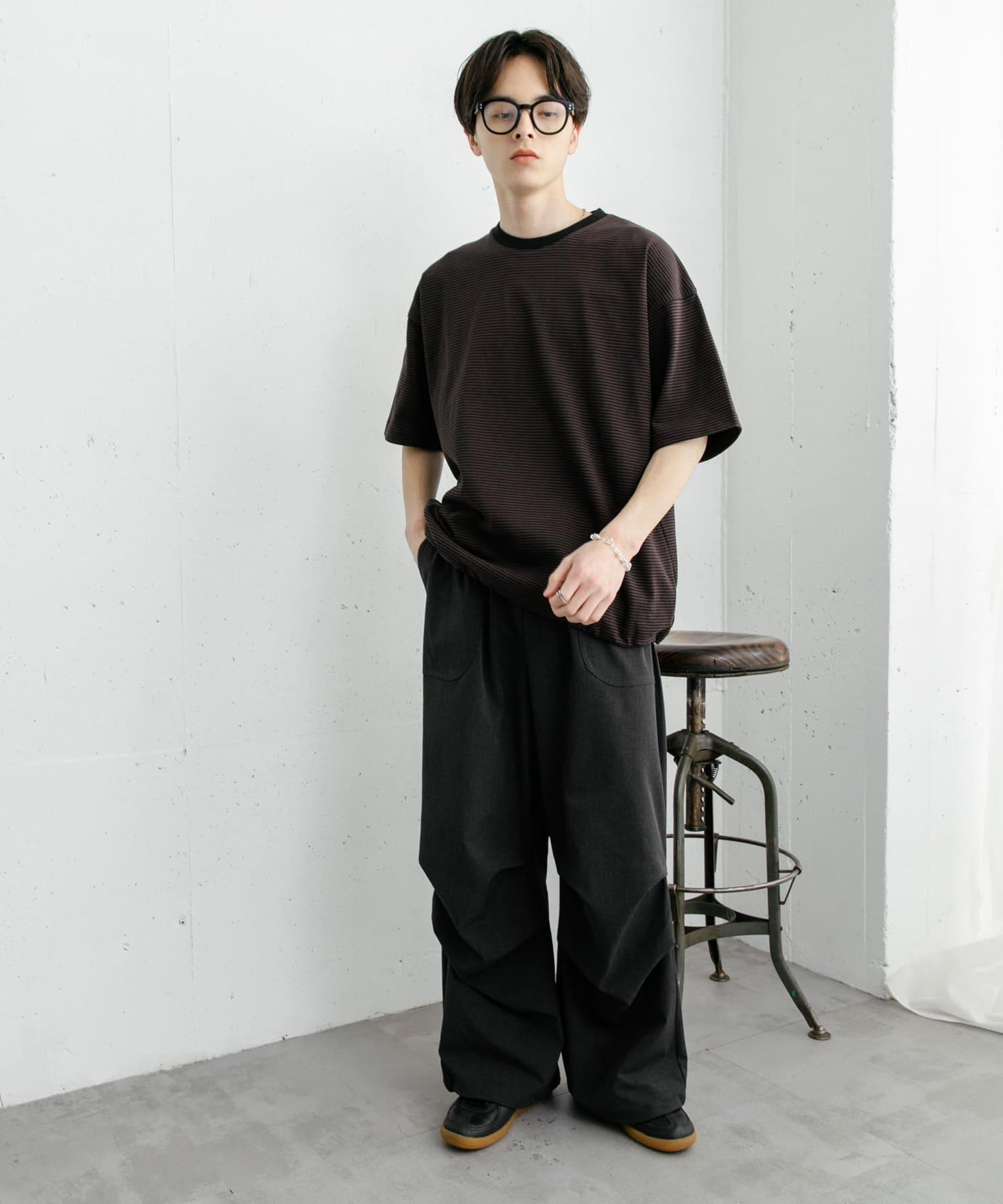 中性款抽繩短袖T恤