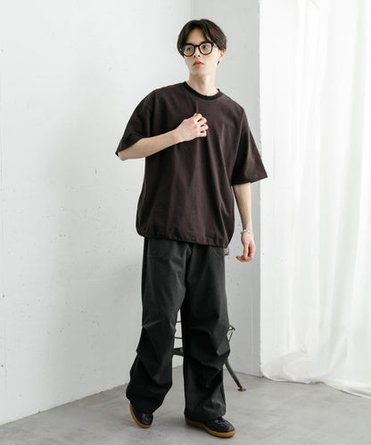 中性款抽繩短袖T恤