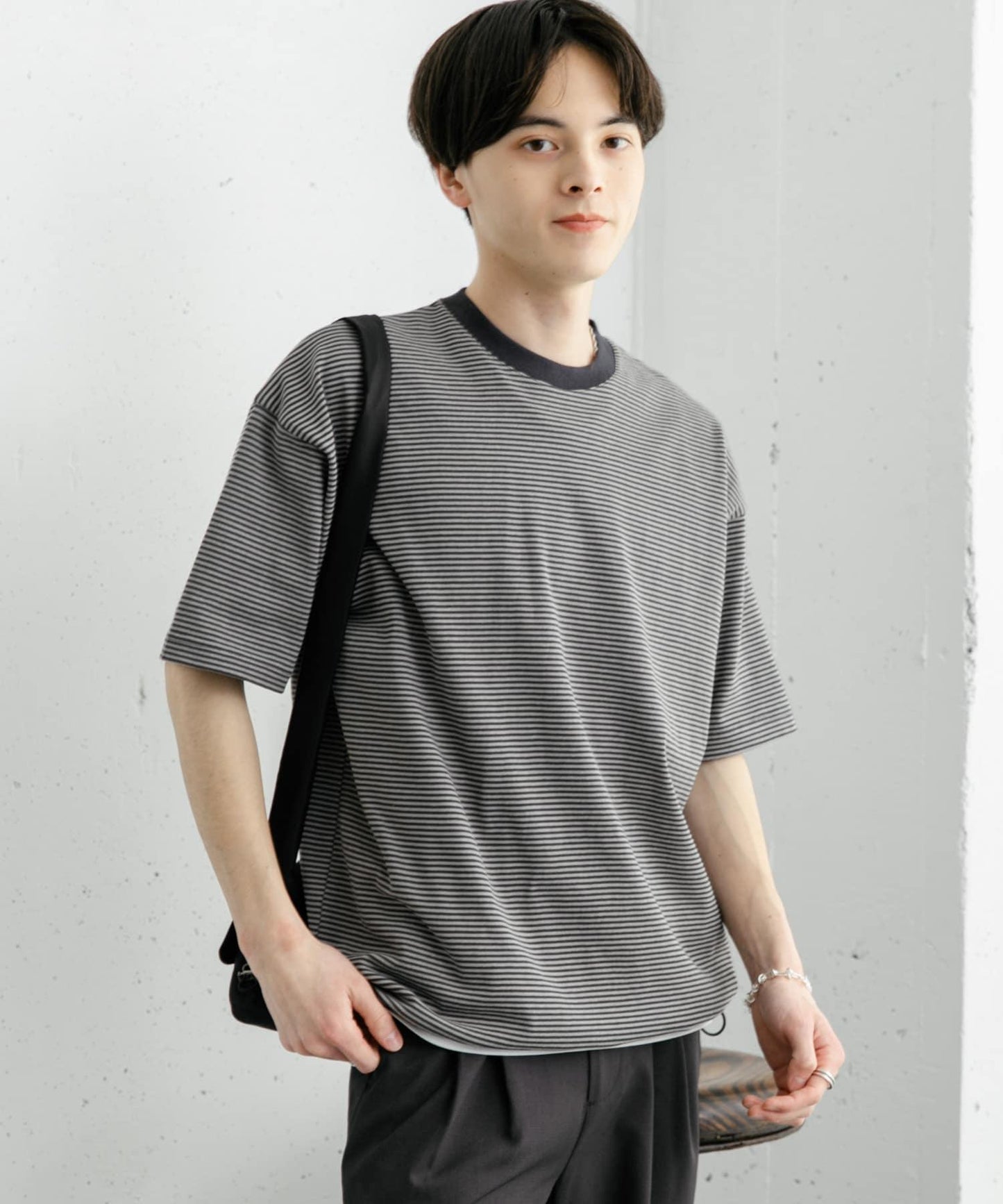 中性款抽繩短袖T恤