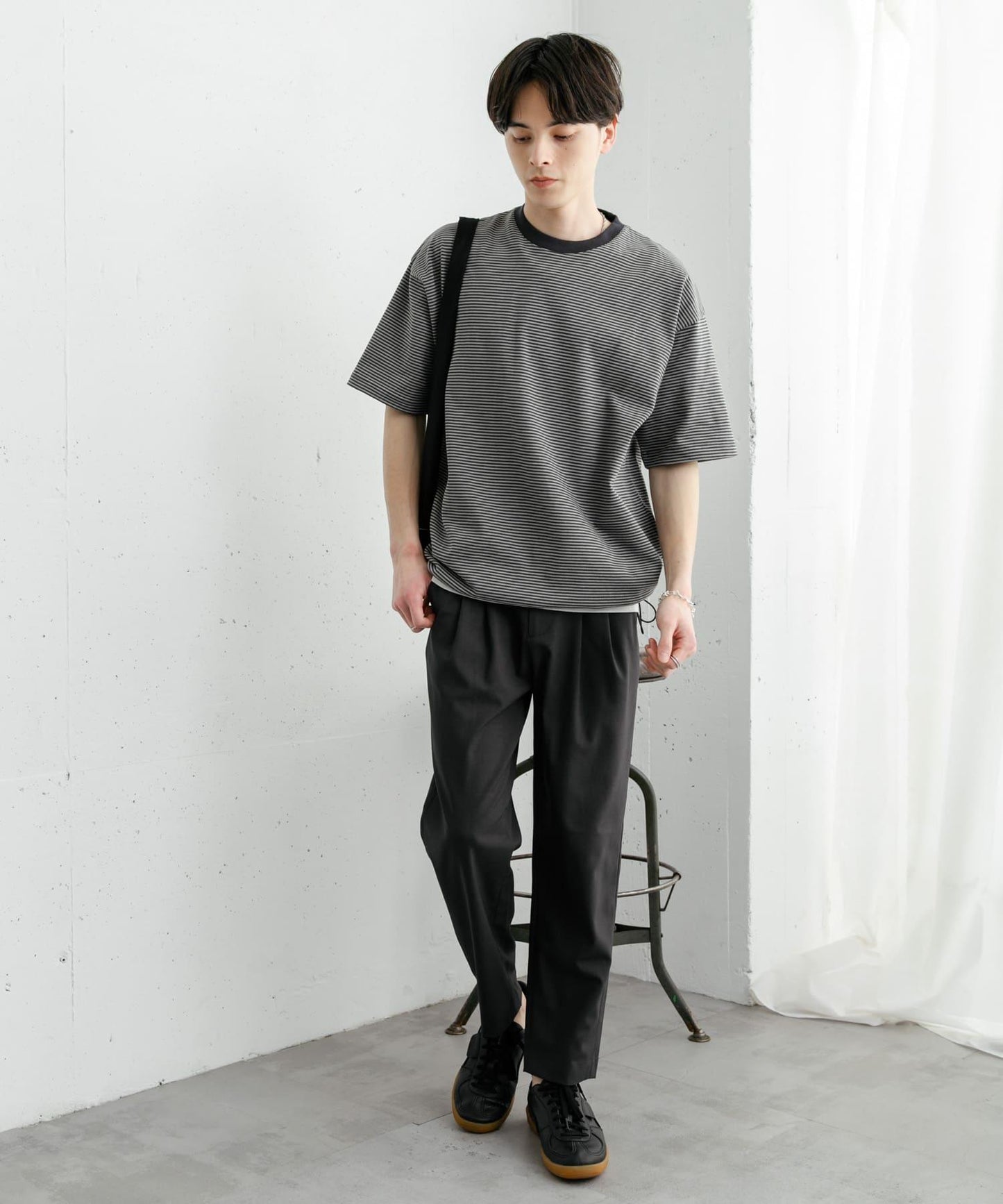 中性款抽繩短袖T恤