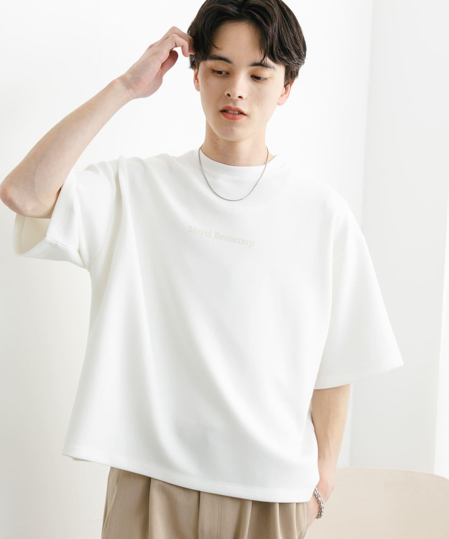 french 標誌短袖T恤