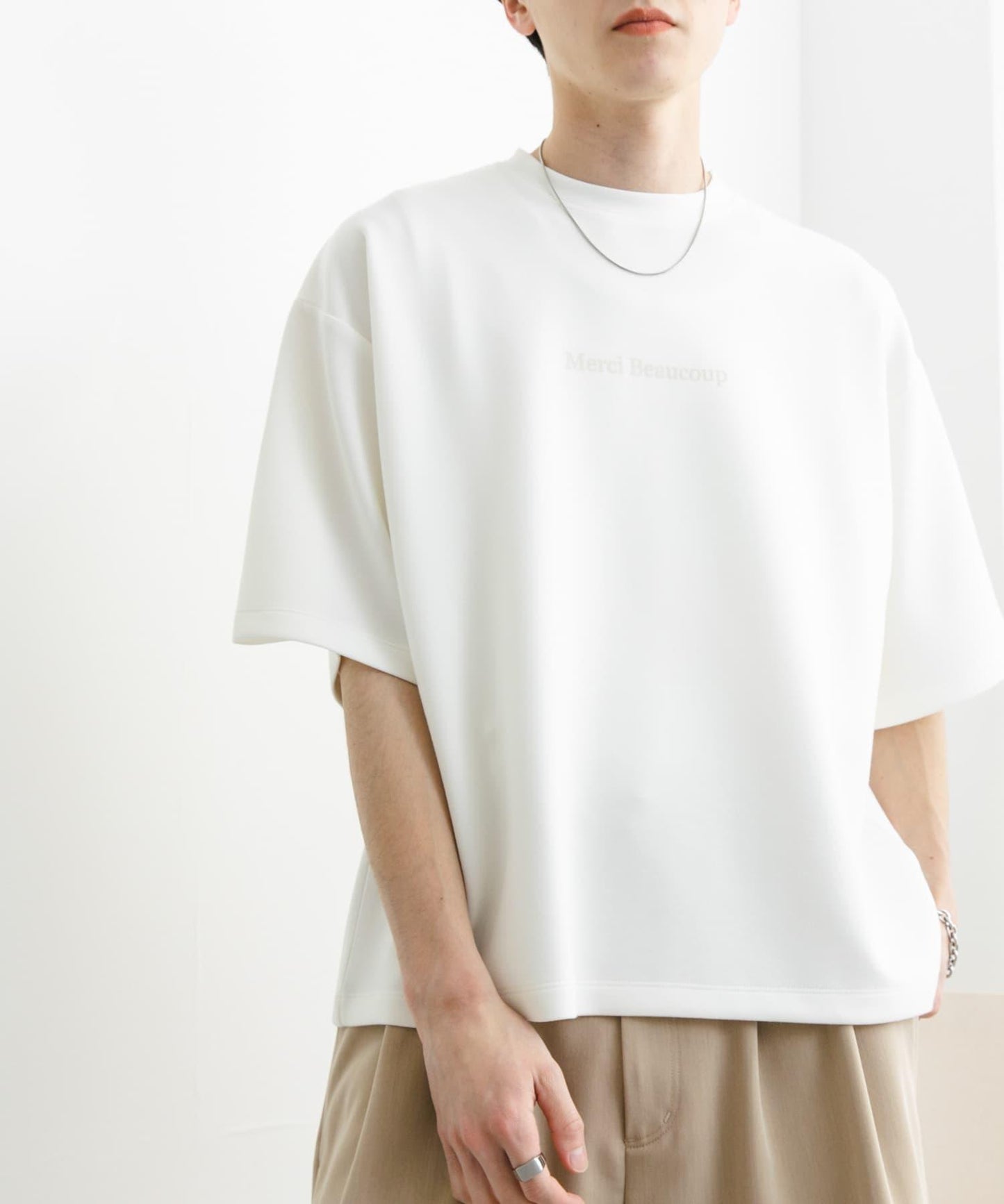 french 標誌短袖T恤