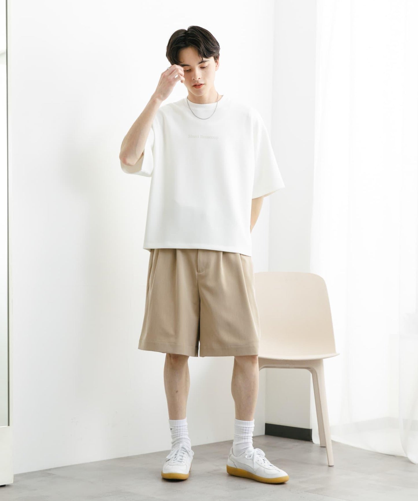 french 標誌短袖T恤