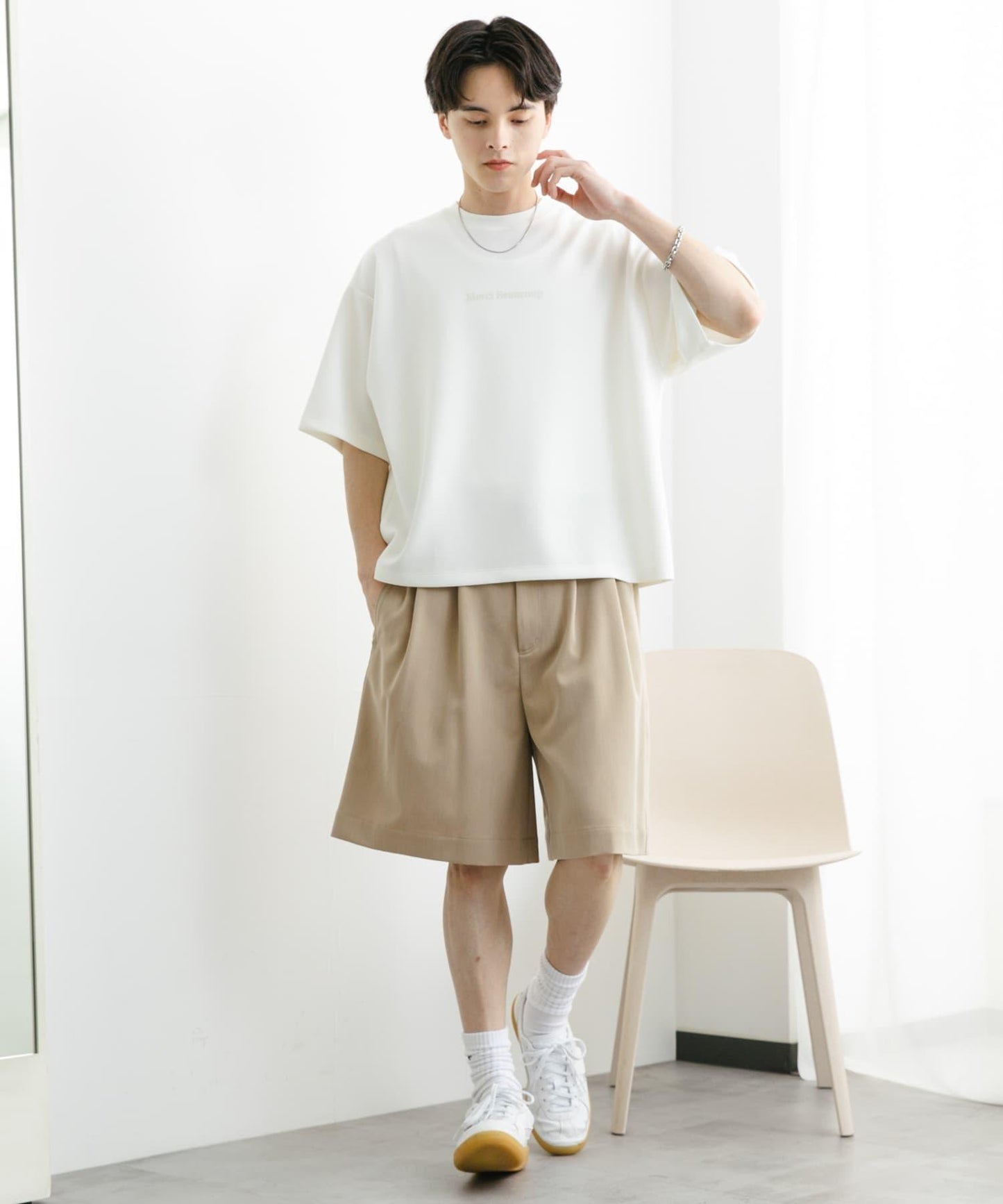 french 標誌短袖T恤