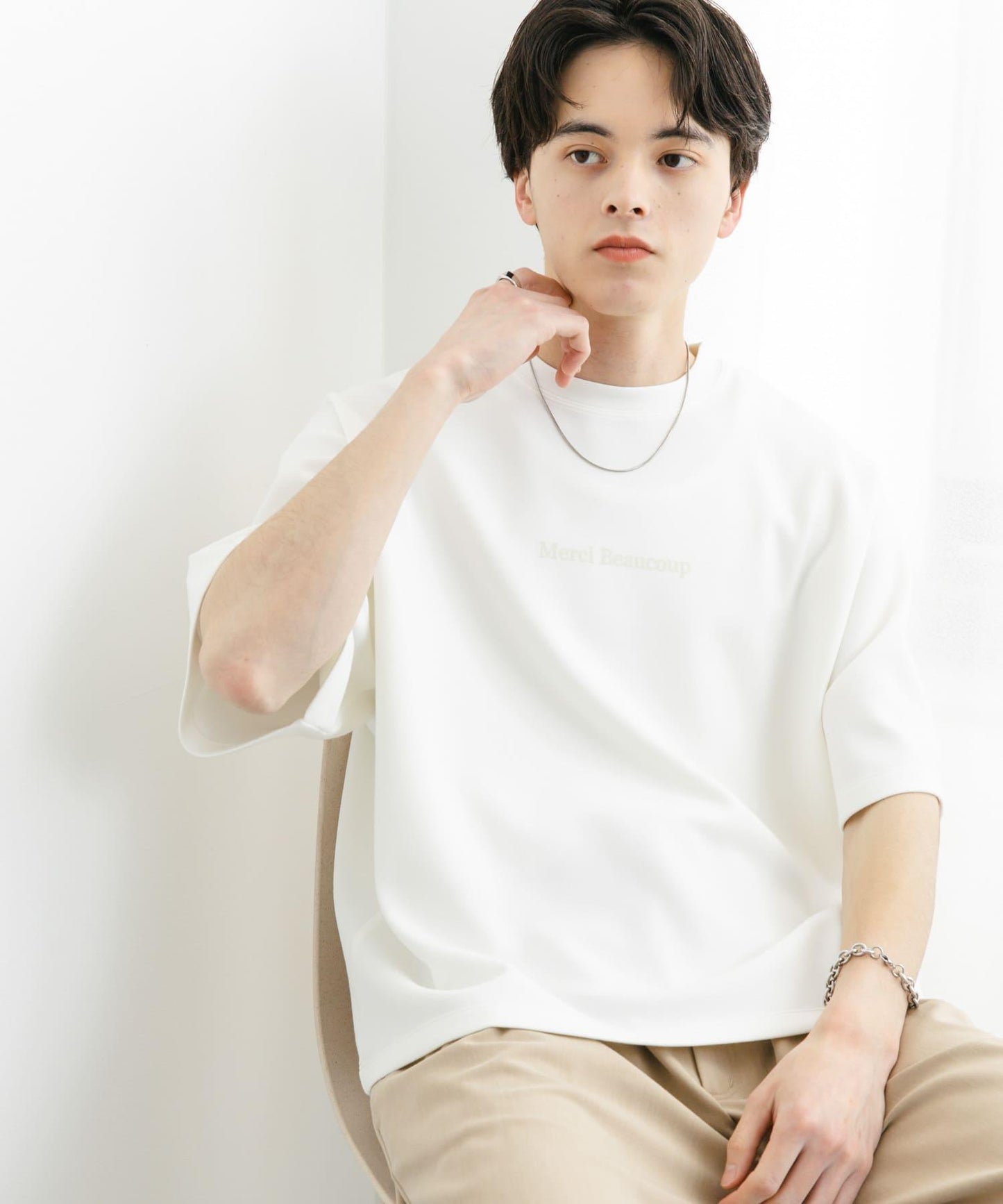 french 標誌短袖T恤