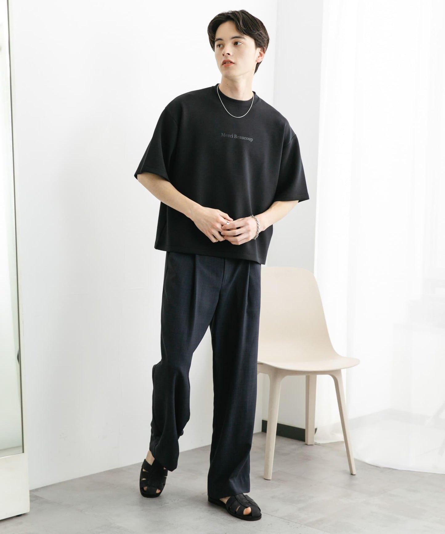 french 標誌短袖T恤