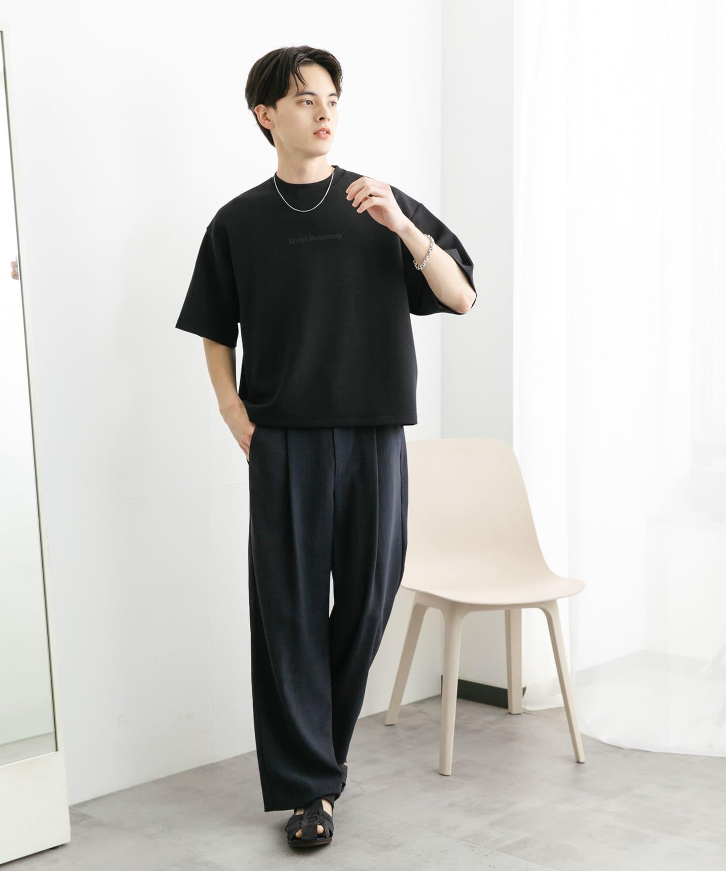 french 標誌短袖T恤