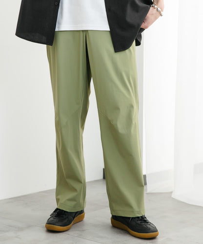 4WAY彈力編織腰帶長褲