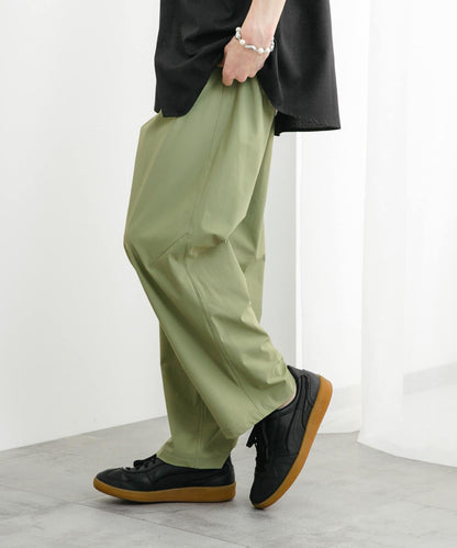 4WAY彈力編織腰帶長褲