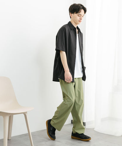 4WAY彈力編織腰帶長褲