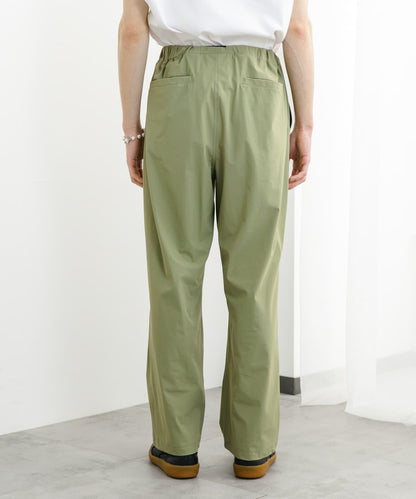 4WAY彈力編織腰帶長褲