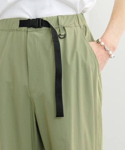 4WAY彈力編織腰帶長褲