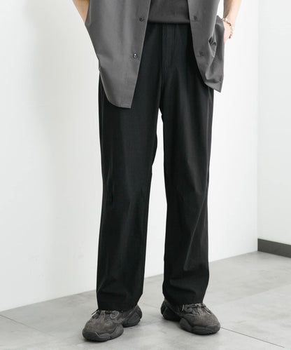 4WAY彈力編織腰帶長褲