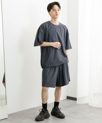 4向彈力套頭短袖T恤