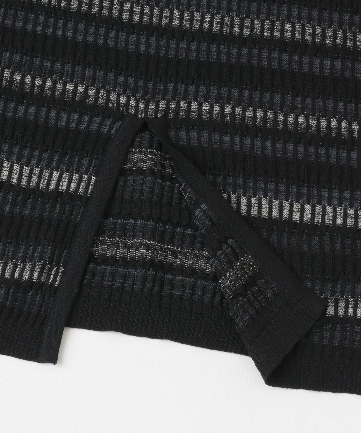 多色條紋針織半身裙