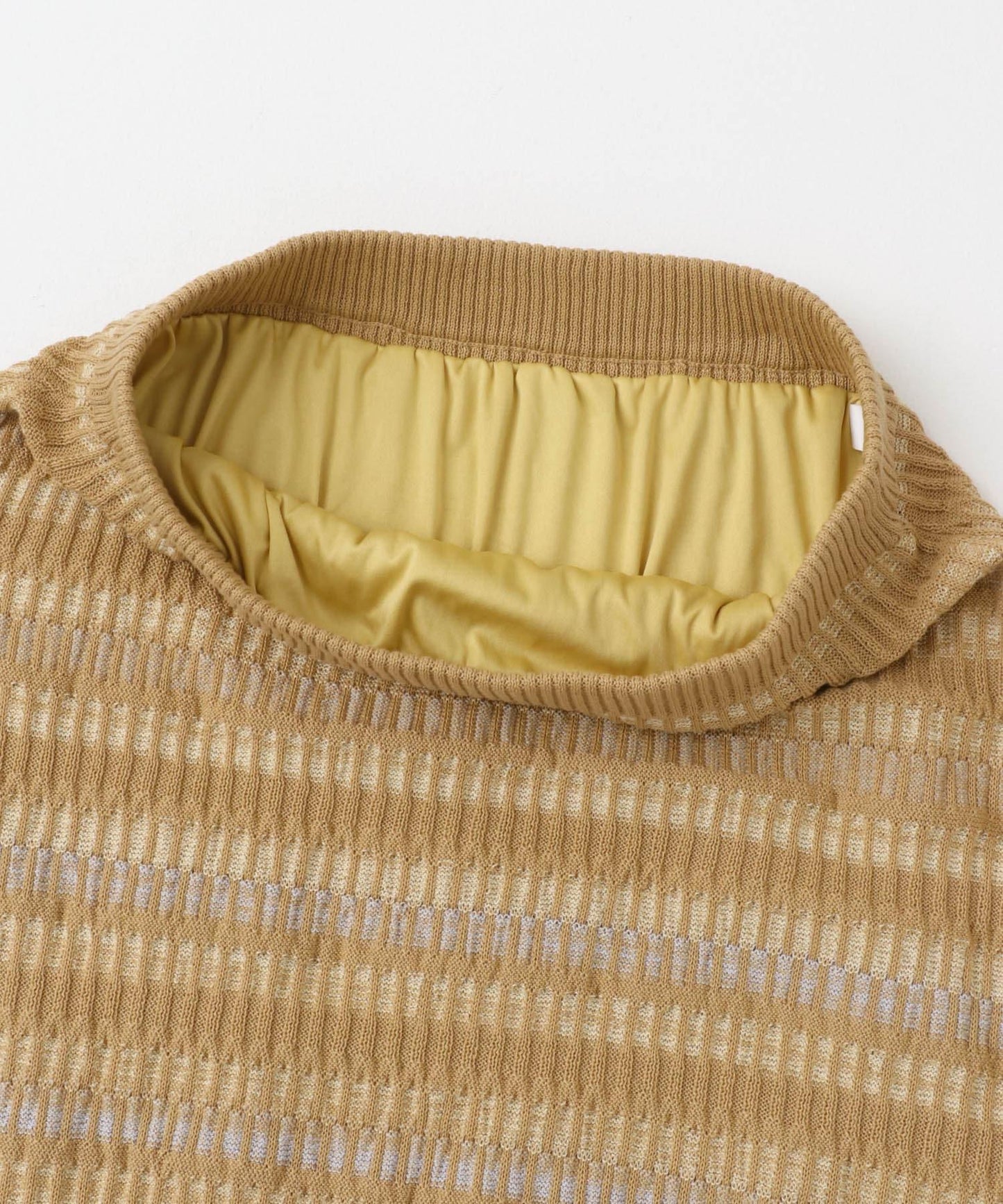 多色條紋針織半身裙