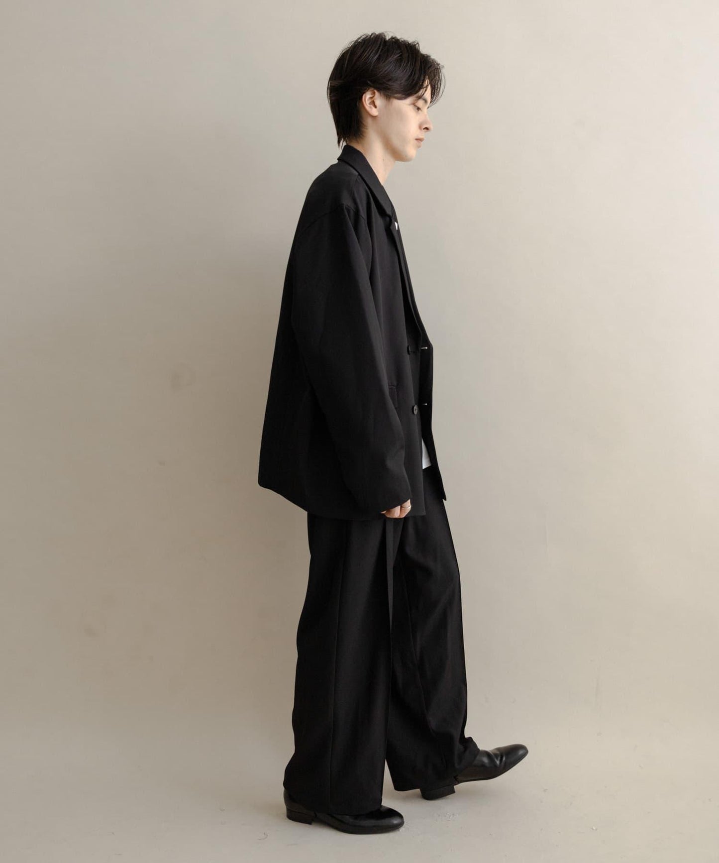 雙排扣寬鬆西裝外套