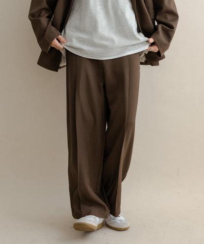 褶皺寬鬆長褲