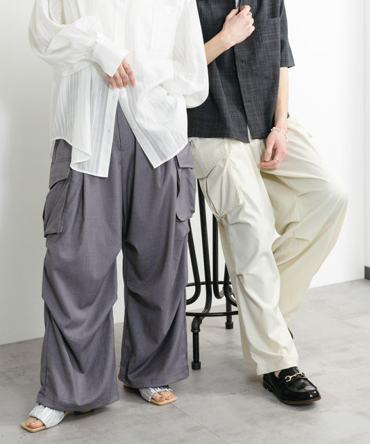 中性寬鬆工裝褲