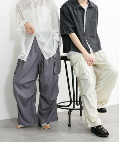 中性寬鬆工裝褲