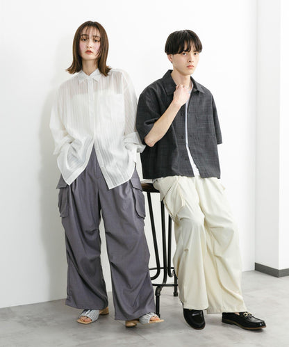 中性寬鬆工裝褲