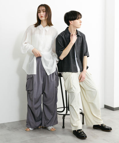 中性寬鬆工裝褲