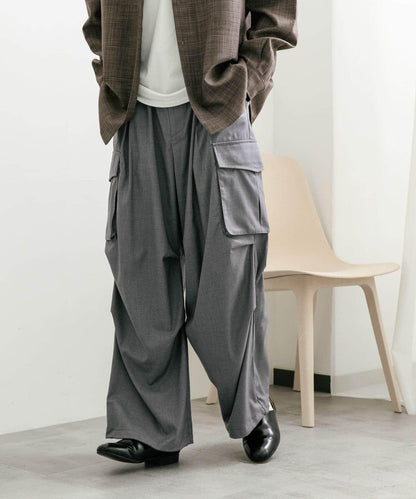 中性寬鬆工裝褲