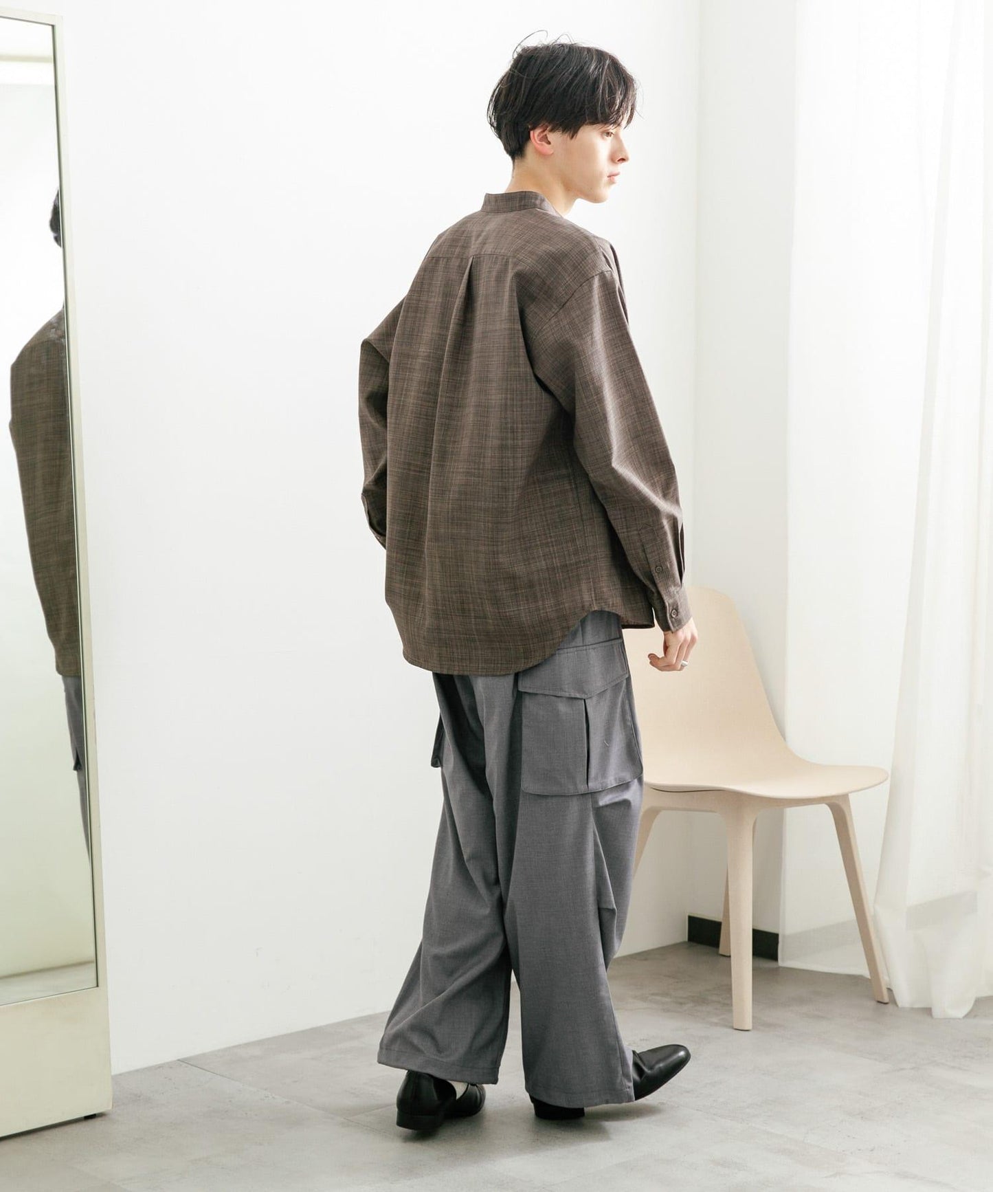 中性寬鬆工裝褲