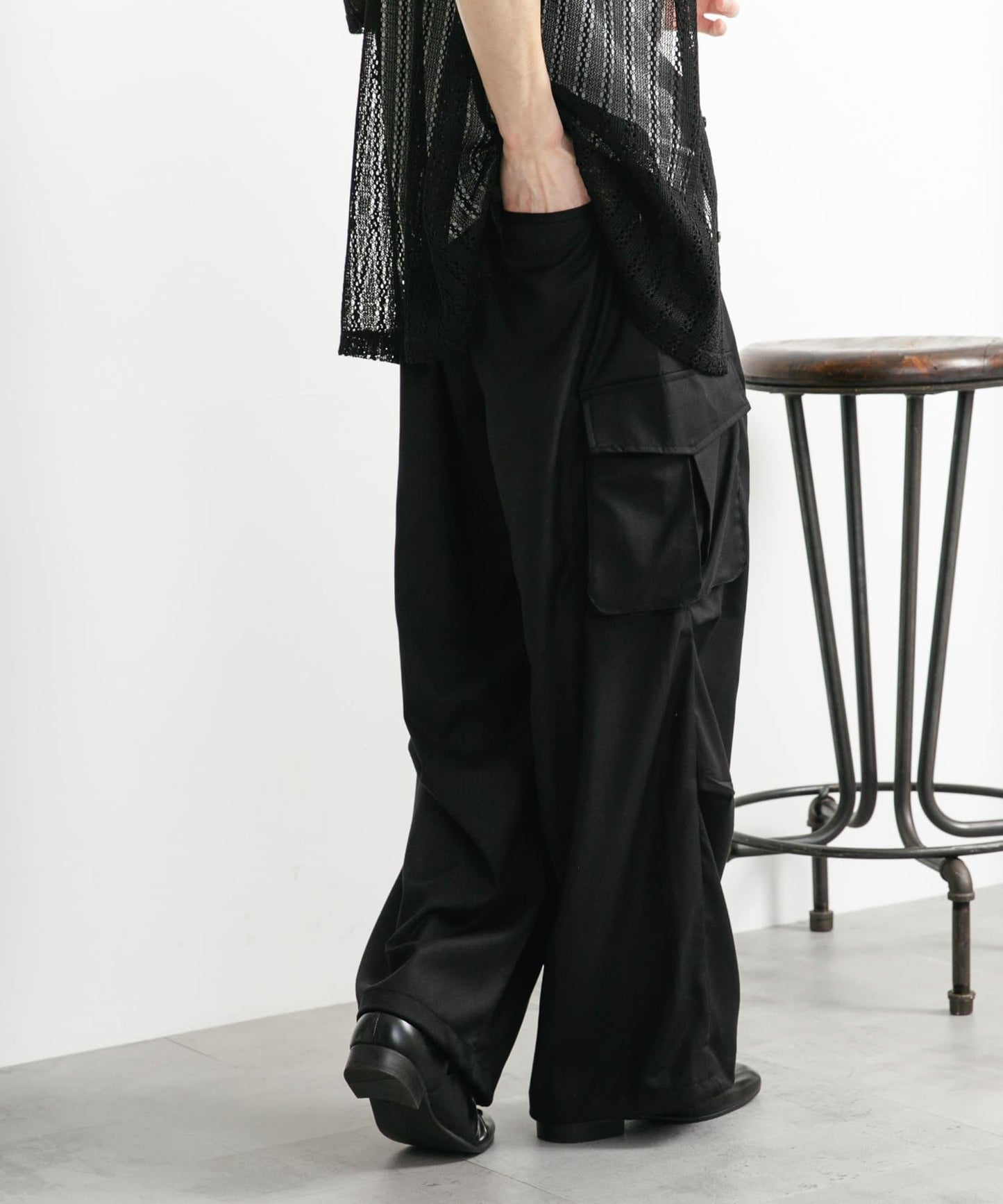 中性寬鬆工裝褲