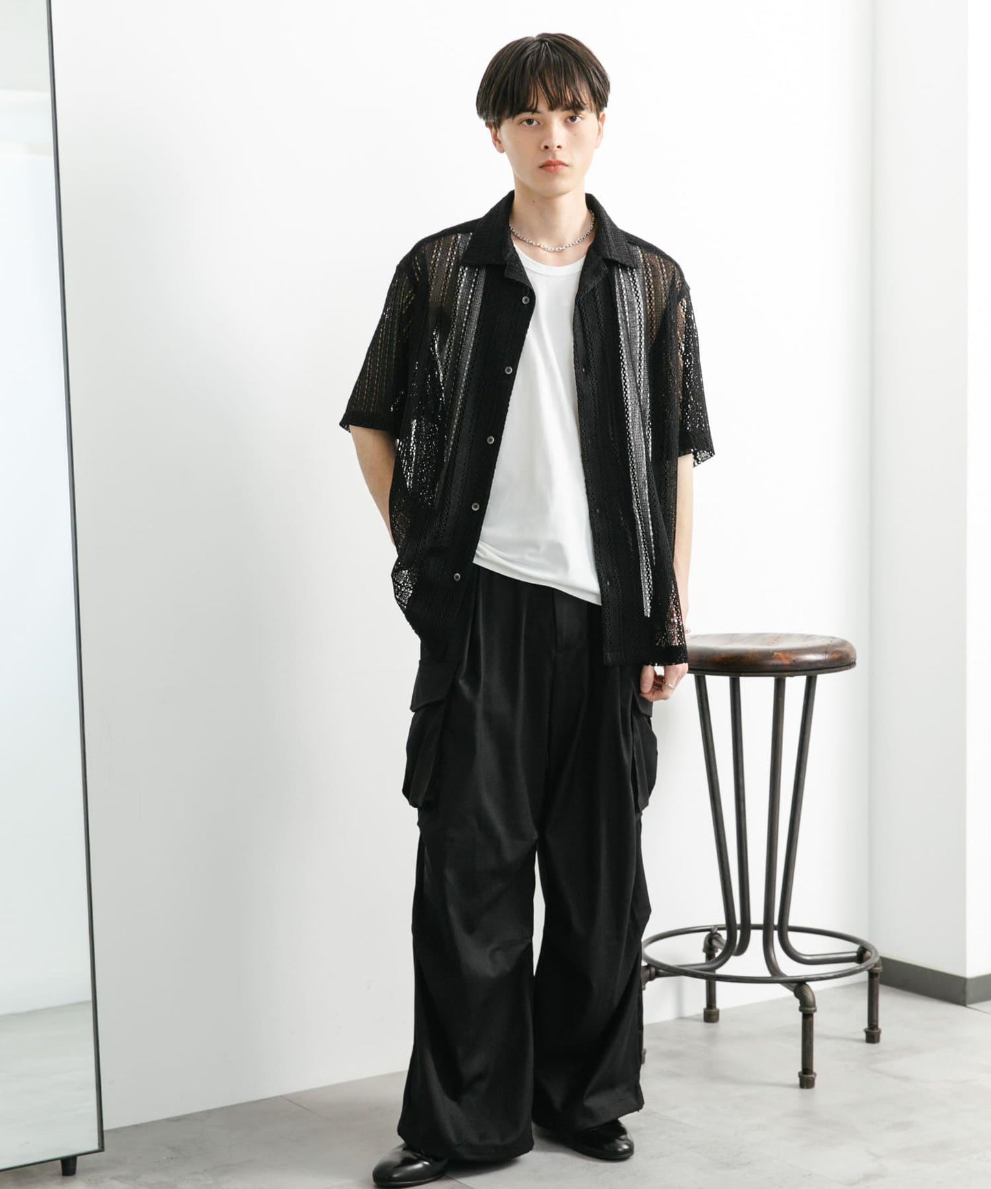 中性寬鬆工裝褲