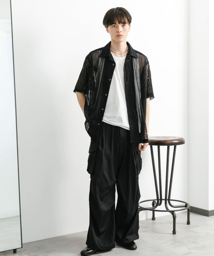 中性寬鬆工裝褲