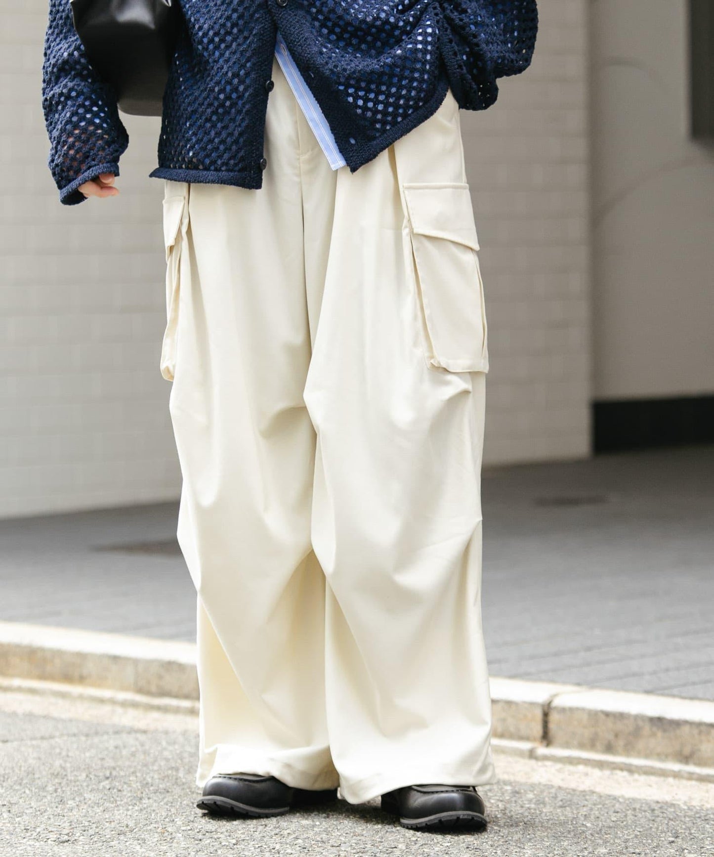 中性寬鬆工裝褲