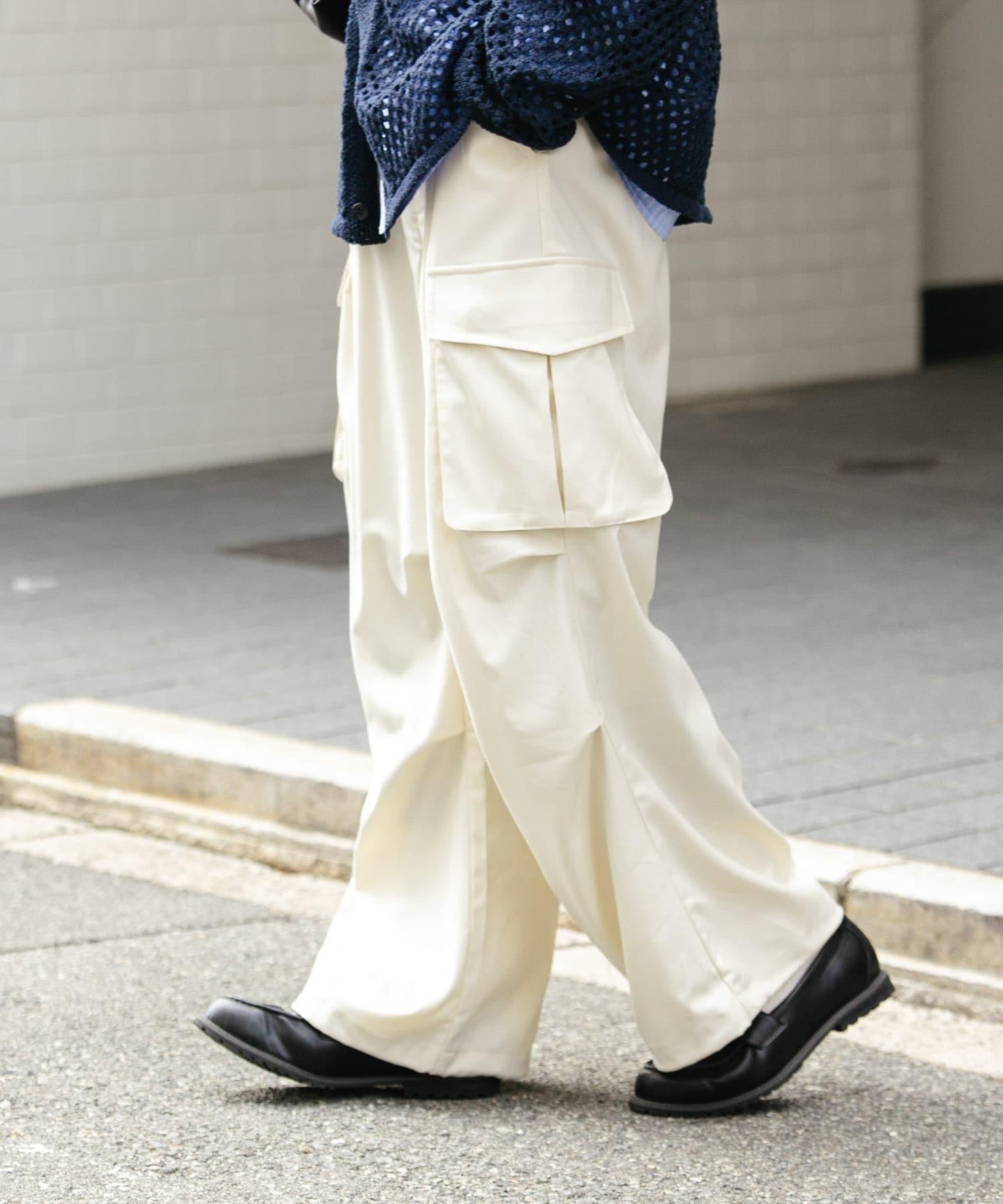 中性寬鬆工裝褲