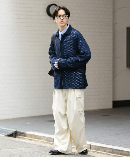 中性寬鬆工裝褲