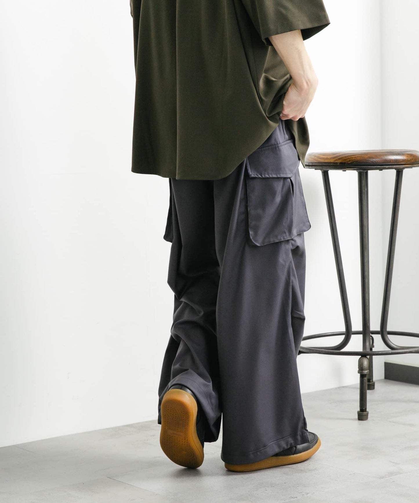 中性寬鬆工裝褲