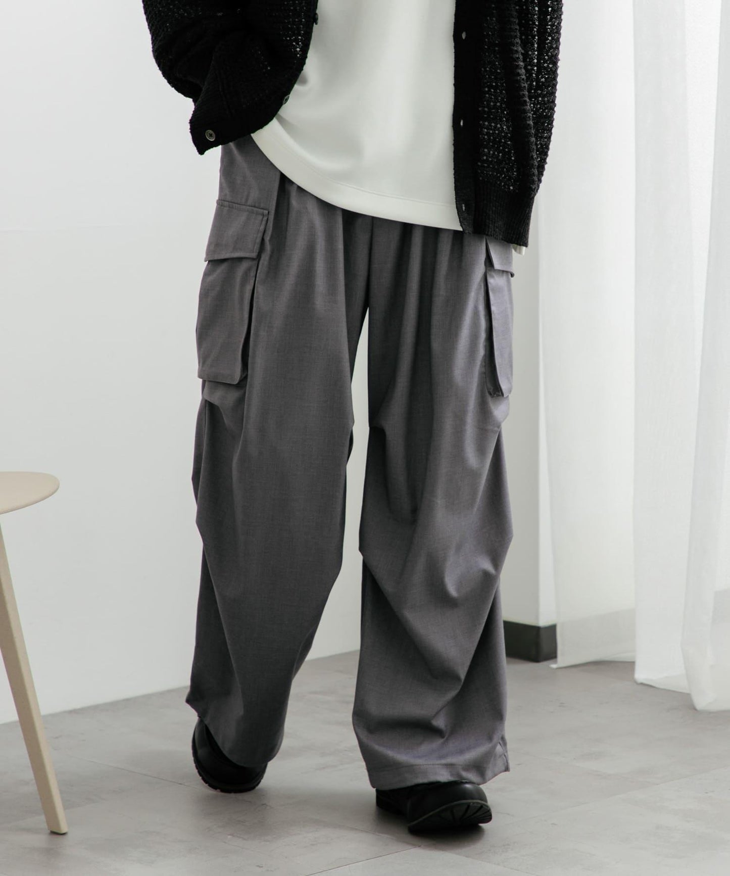 中性寬鬆工裝褲