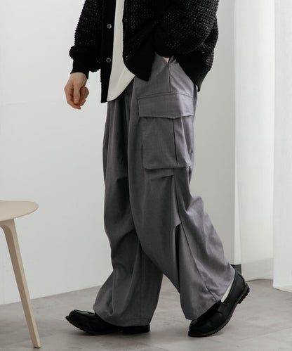 中性寬鬆工裝褲