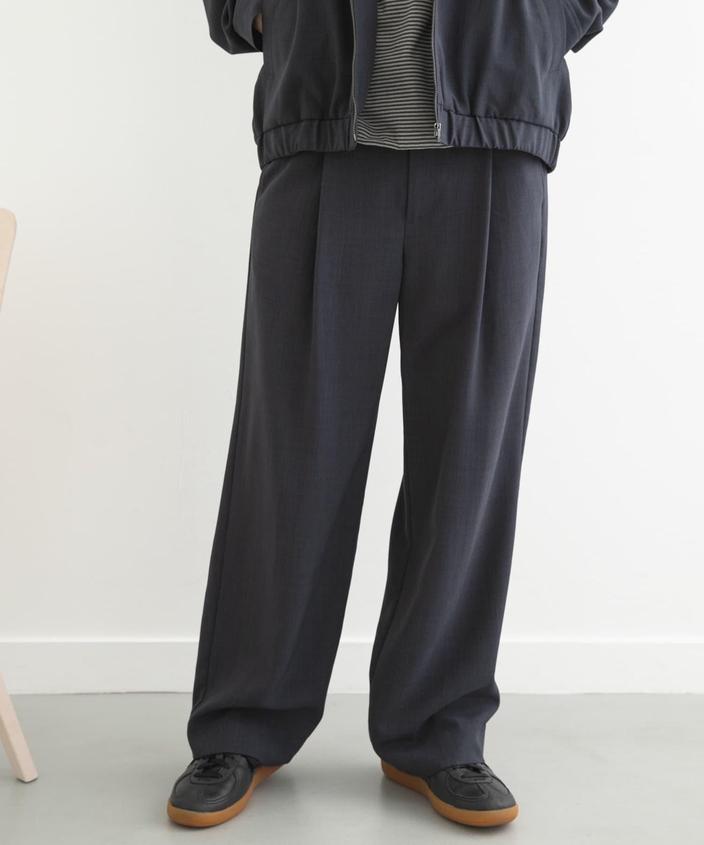 UR TECH DRYLUXE 亞麻風寬鬆長褲